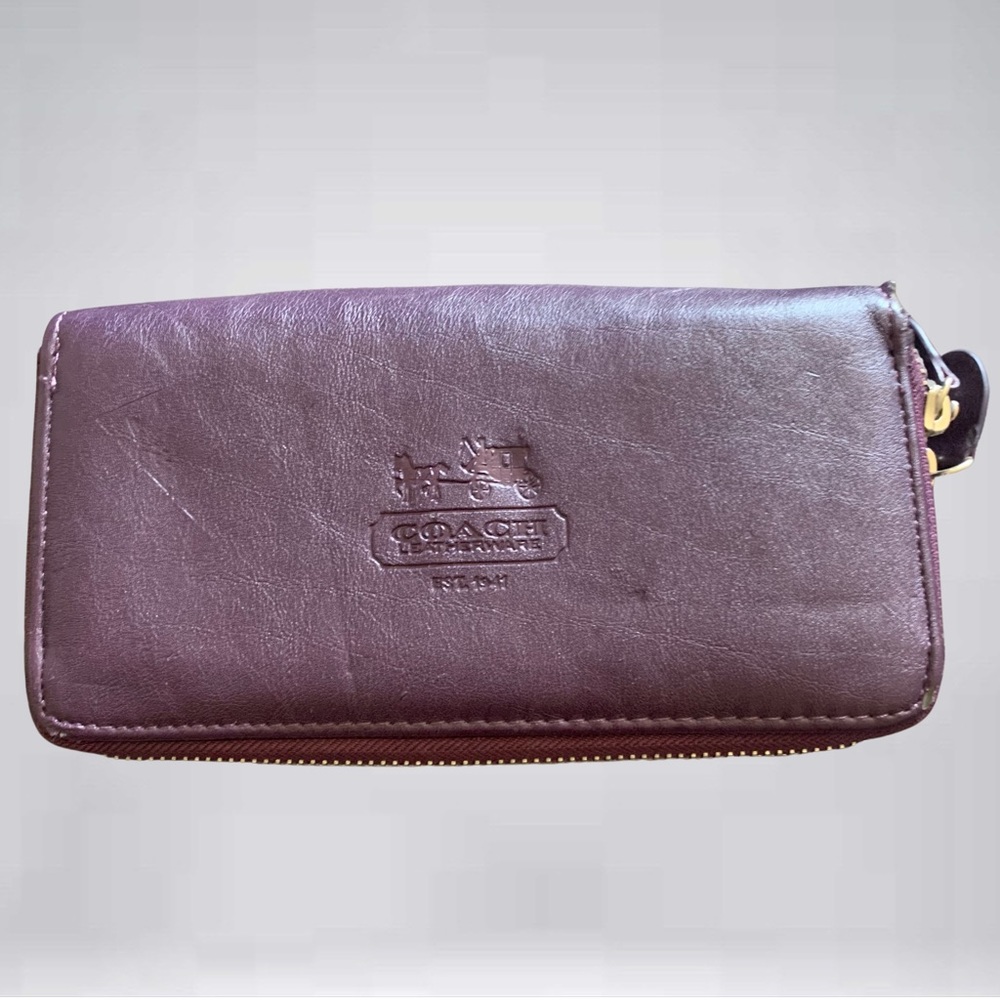 Coach | Purple Leather Coach Wallet